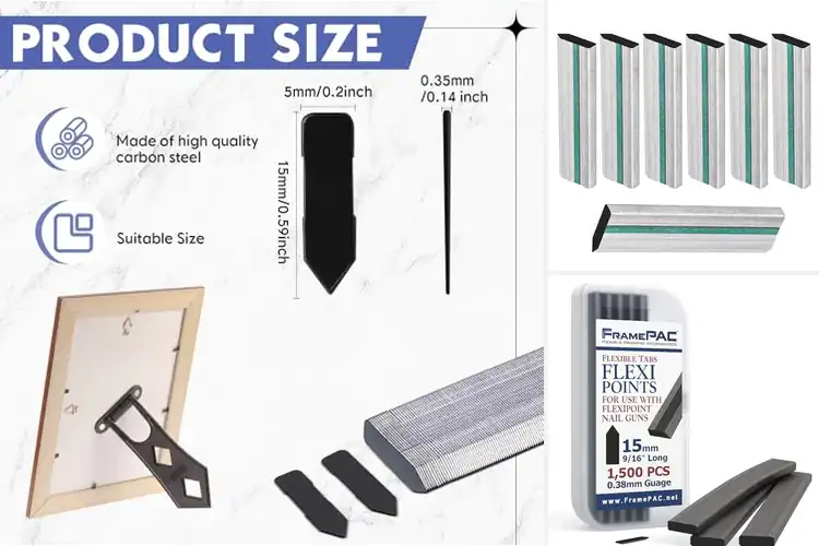 Detailed view of Best 15 Mm Frame Point Inserts: Secure Your Art