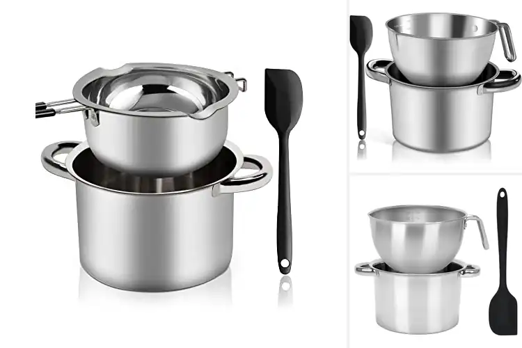 Detailed view of Best 2800Ml Pasta And Double Boiler Pots