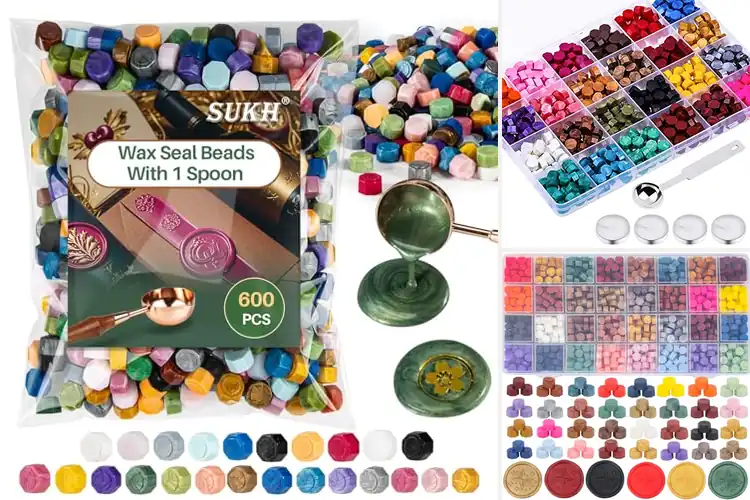 Detailed view of Best Colored Wax Seals