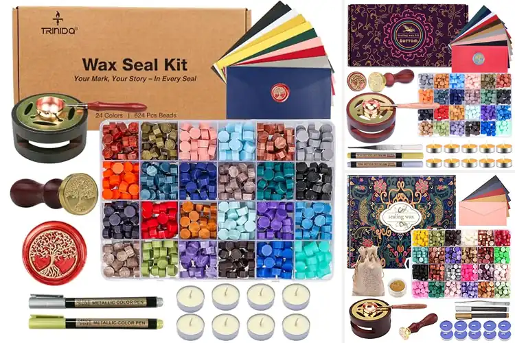 Detailed view of Best Craft Wax Seal Kit For Cards: Top 10 Elegant Picks