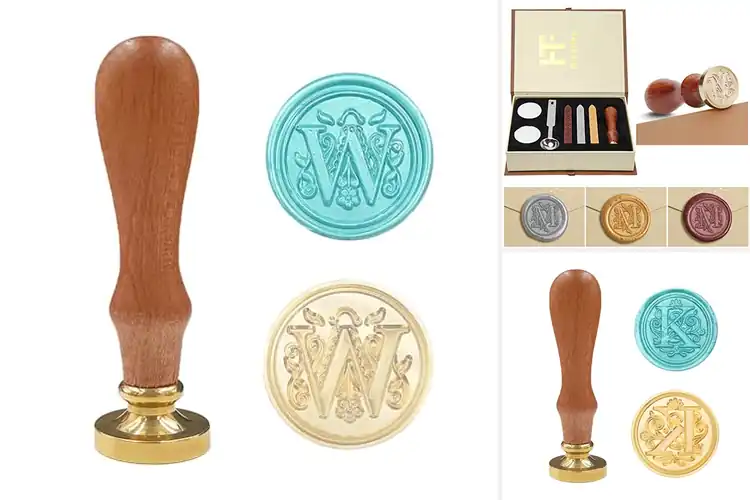 Detailed view of Best Initial Alphabet Wax Seal