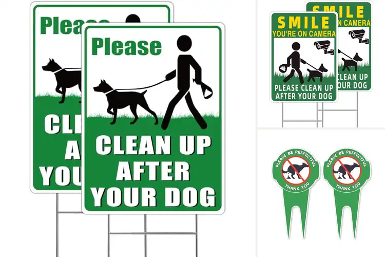 Detailed view of Best Lawn Signs For Dog Poop: Stop Dog Poop in Its Tracks