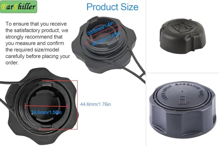 Detailed view of Best Lawnmower Fuel Caps