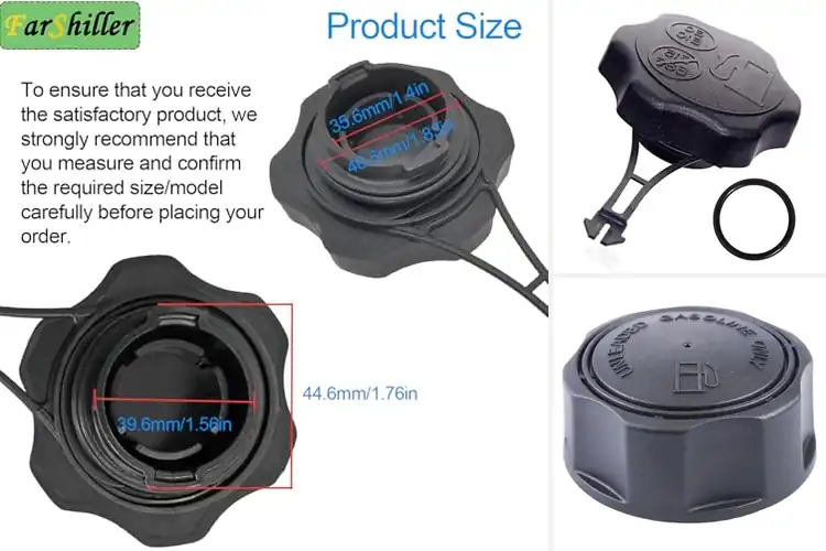 Detailed view of Best Lawnmower Fuel Tank Caps