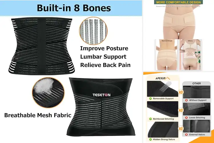 Detailed view of Best Lumbar Support Waist Wraps