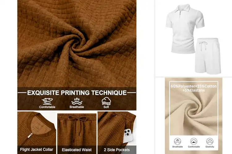Detailed view of Best Men’s Activewear Sets