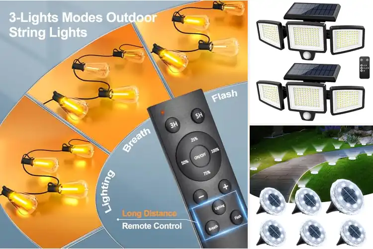 Detailed view of Best Outdoor Lights
