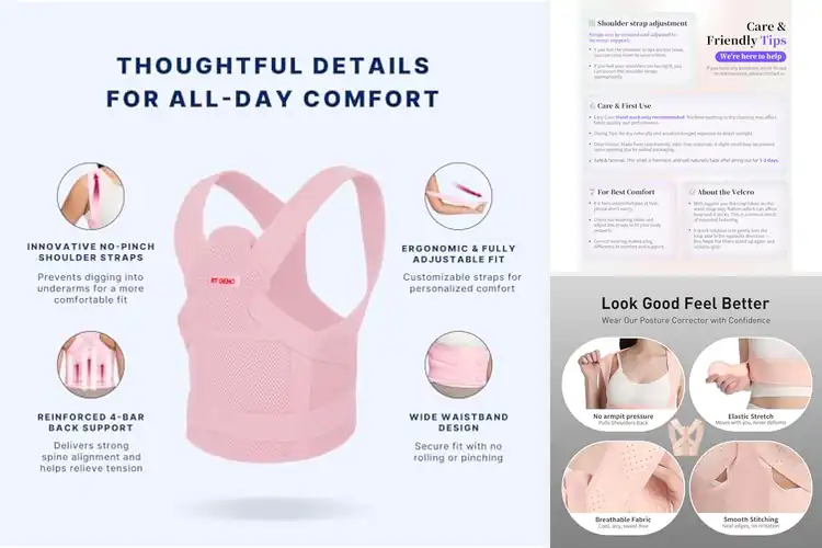 Detailed view of Best Posture Improving Waist Support