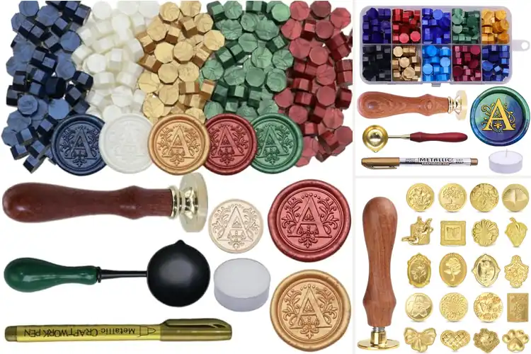 Detailed view of Best Retro Letter Wax Seal Stamps: Top 10 Elegant Picks