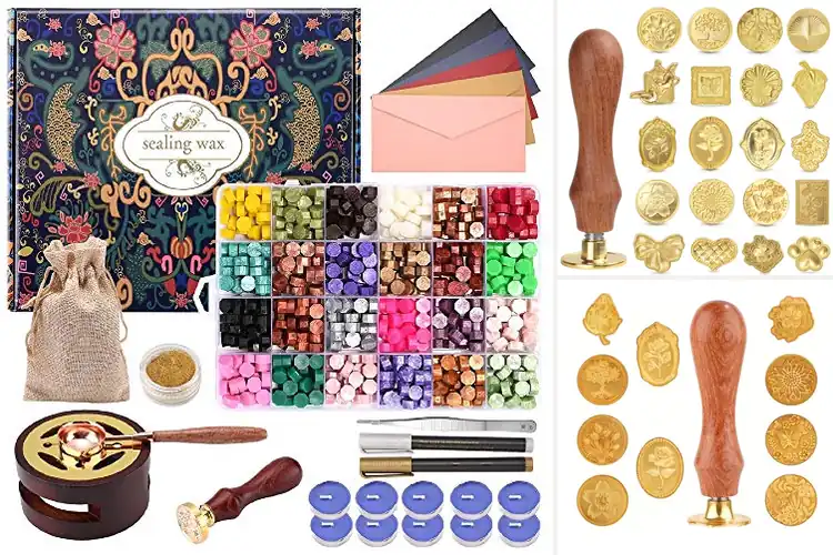 Detailed view of Best Retro Wax Seal Set