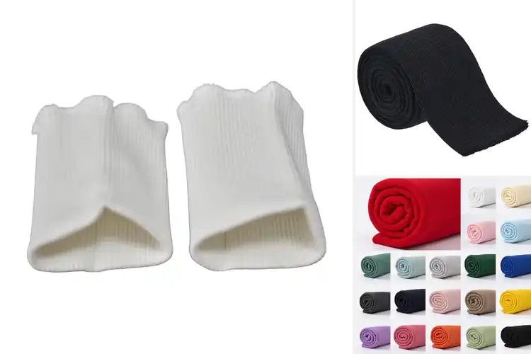 Detailed view of Best Rib Cuffs Hem Knitwear: Snug, Polished, and Durable Fit