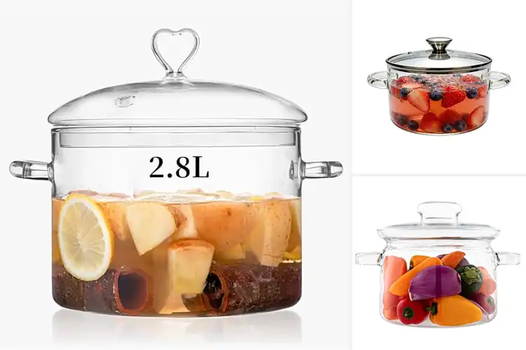 Detailed view of Best Stove Safe Pot 2800ML