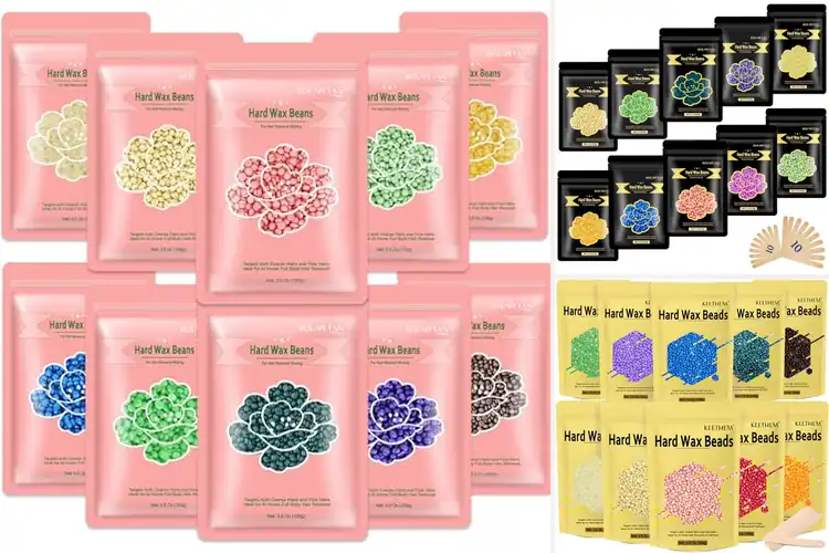 Detailed view of Best Wax Beads Set 10 Colors