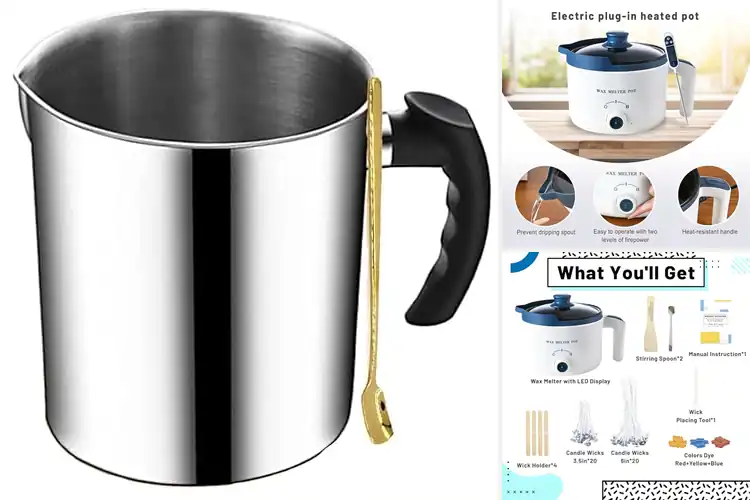 Detailed view of Best Wax Melting Pot