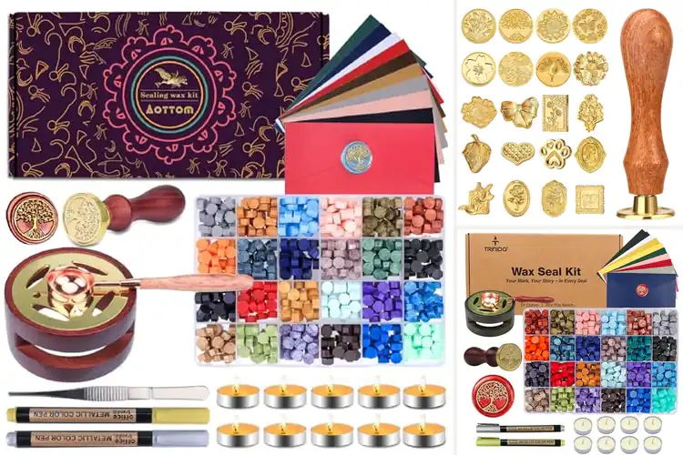 Detailed view of Best Wax Seal Stamp Kits