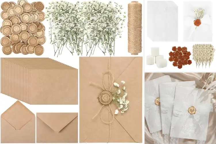 Detailed view of Best Wedding Invitation Seal Kit