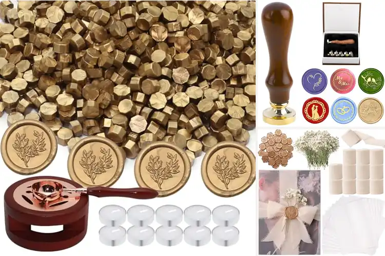 Detailed view of Best Wedding Invitation Wax Seal Kits