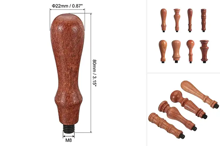 Detailed view of Best Wooden Handle Wax Seal: Top 10 Elegant Crafting Tools