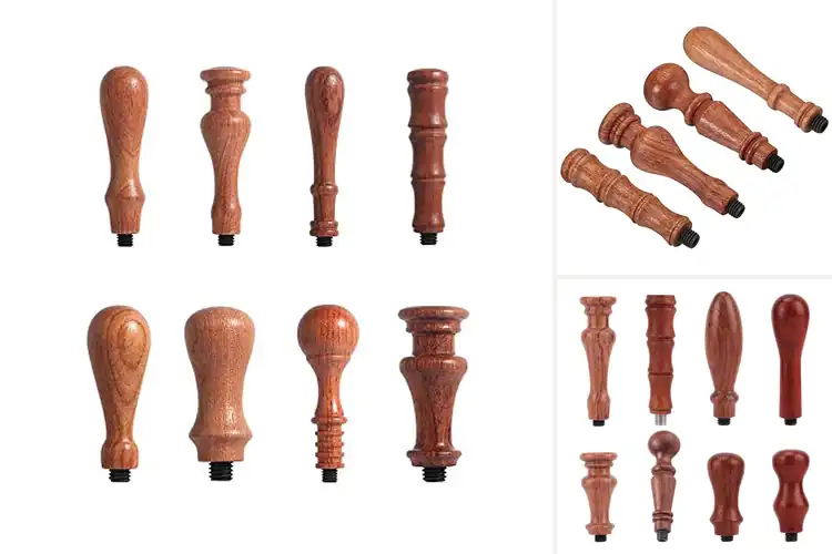 Detailed view of Best Wooden Wax Seal Handle